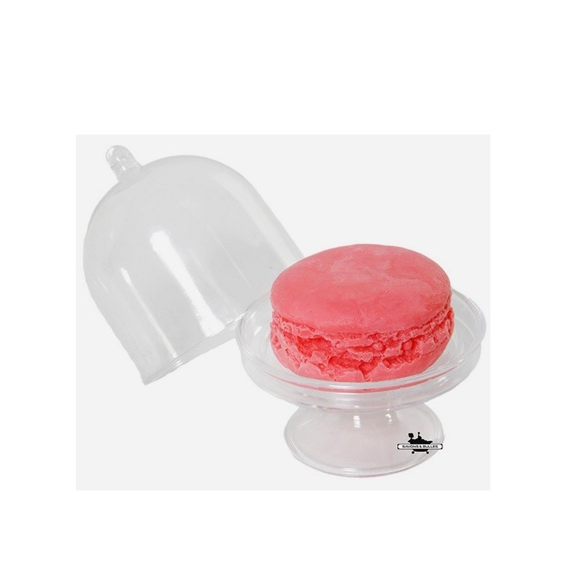 Macaron Savon Fraise sous Cloche