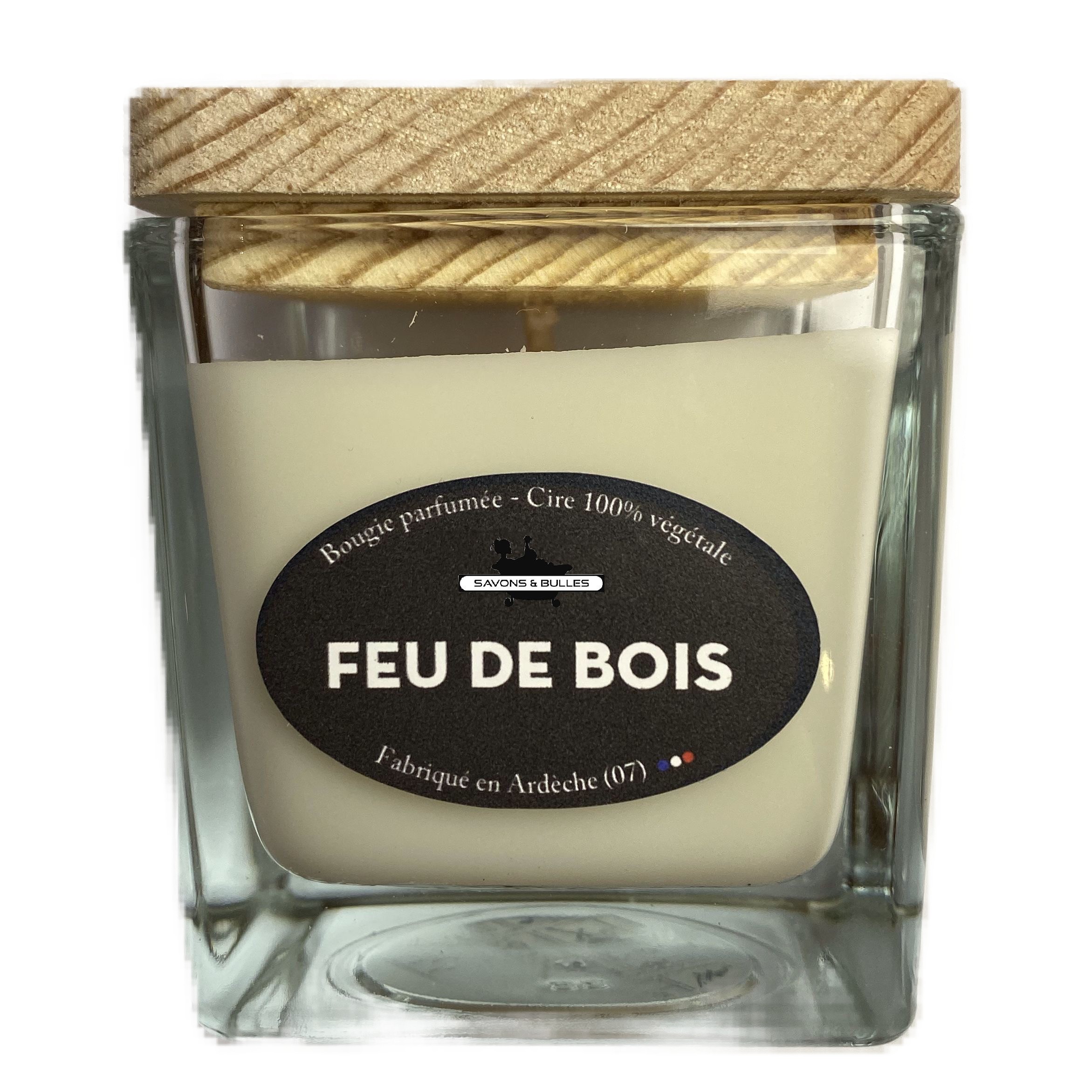 Bougie Végétale Feu de Bois