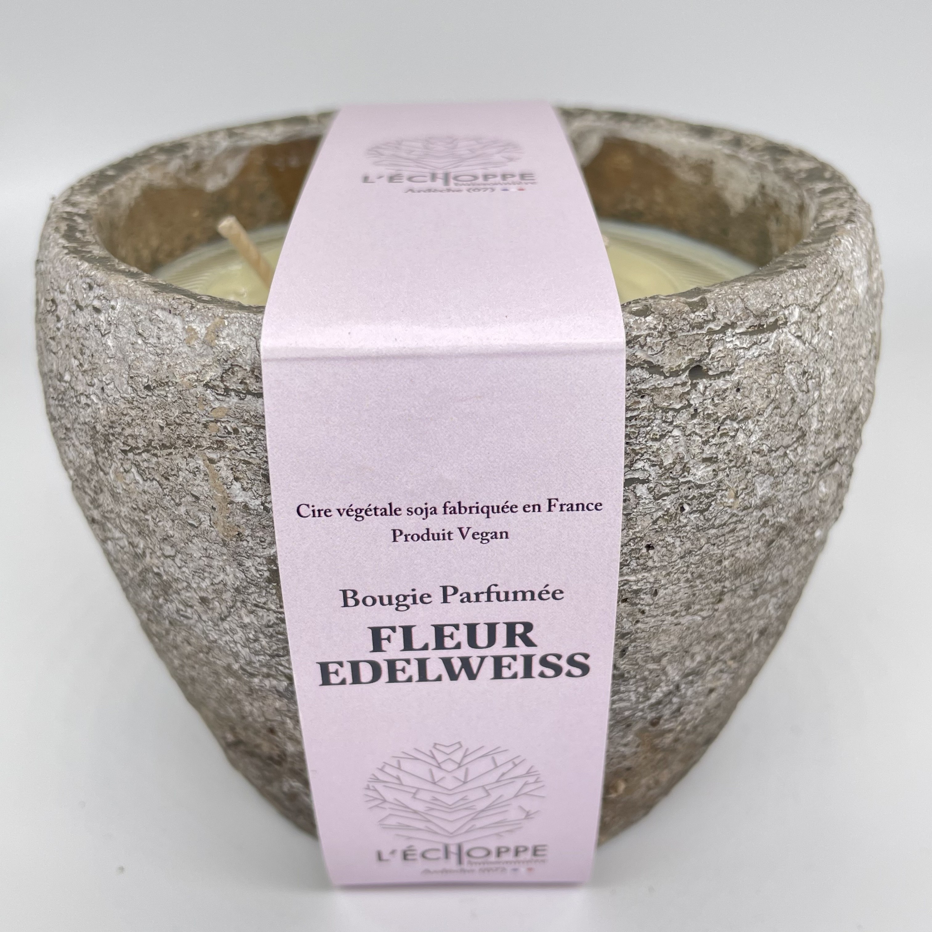 Bougie Végétale Fleur d’Edelweiss