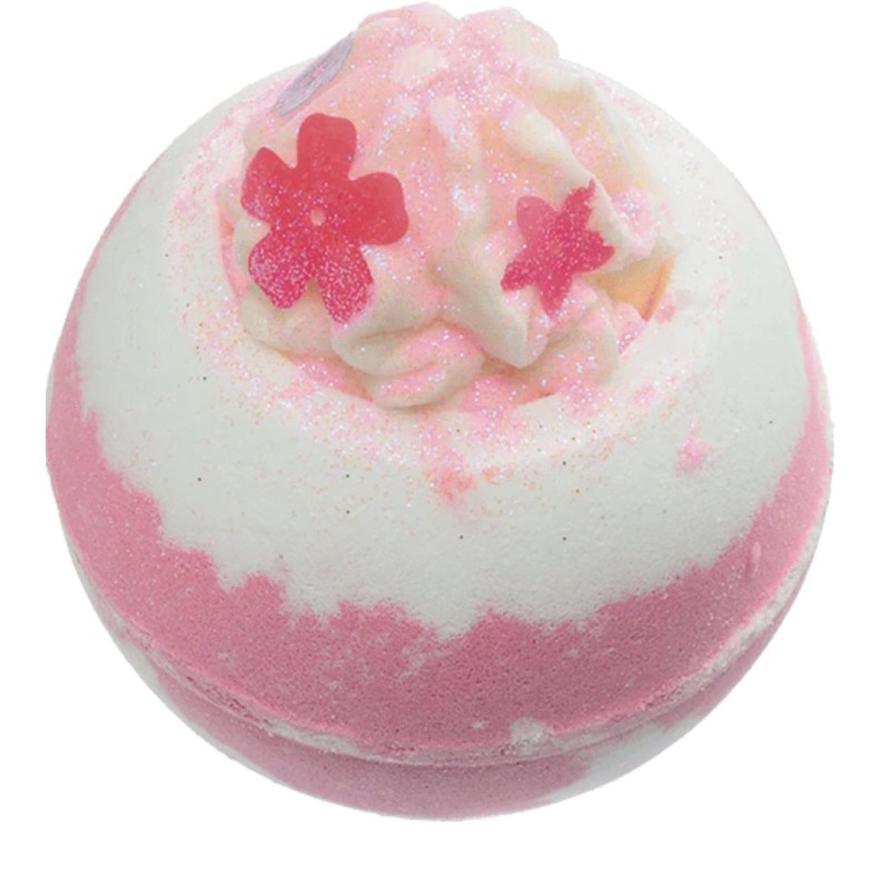Boule de bain floral musqué Les Bombes Effervescentes Bombcosmetics