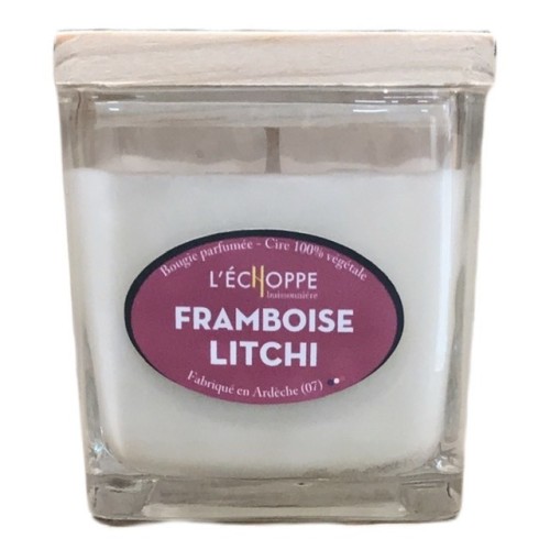 Bougie Framboise Litchi de Savons et Bulles