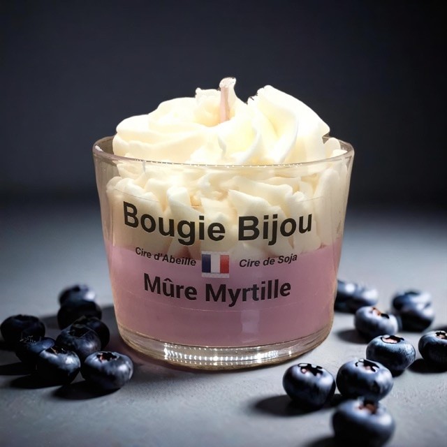 Bougie Bijou Mûre Myrtille