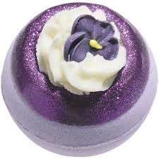 Boule de bain violette