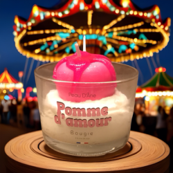 Bougie Pomme d'amour