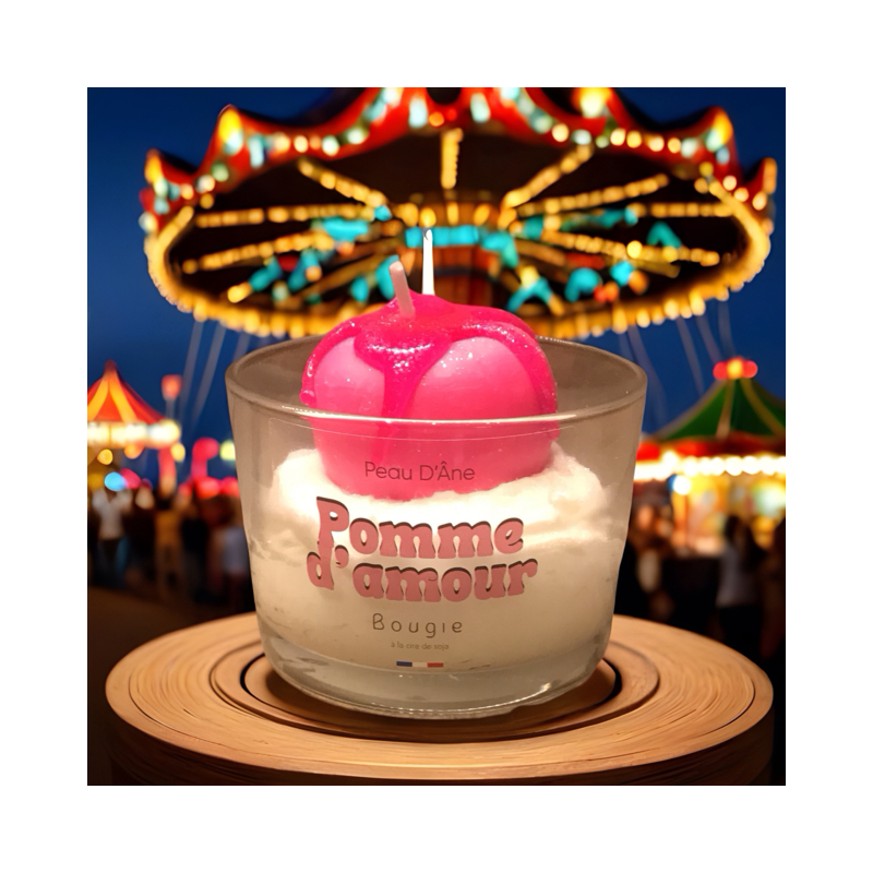 Bougie Pomme d'amour