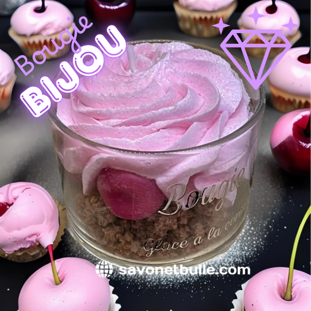 Bougie Bijou Cerise