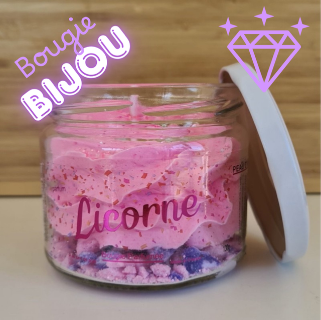 Bougie Bijou Licorne