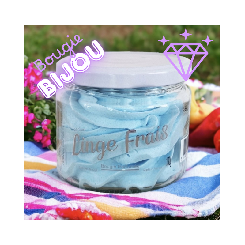Bougie Bijou Linge Frais