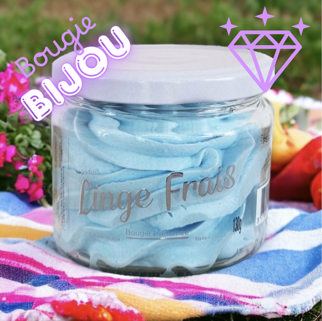 Bougie Bijou Linge Frais