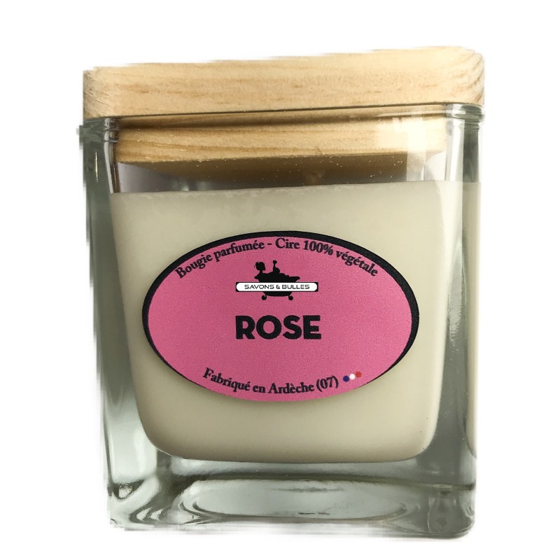 Bougie Végétale Rose