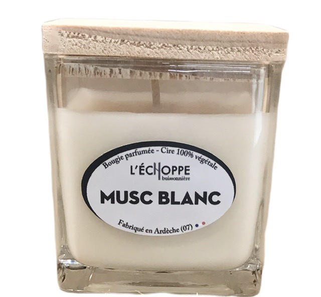 Bougie Végétale Musc Blanc