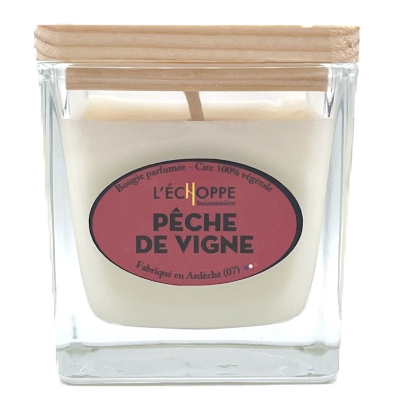 Bougie Végétale Pêche de Vigne