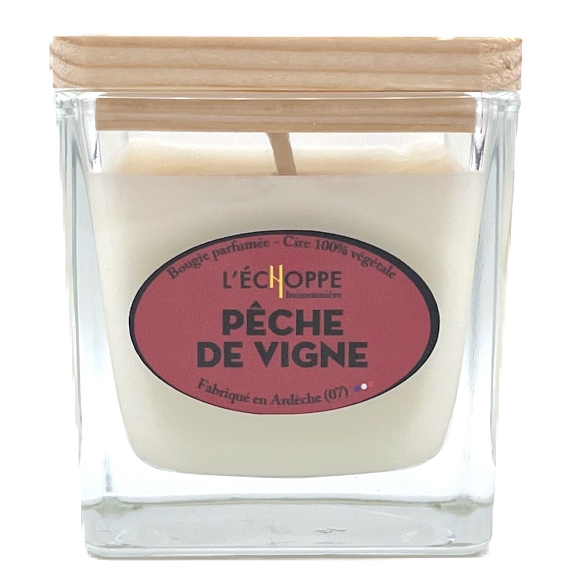 Bougie Végétale Pêche de Vigne