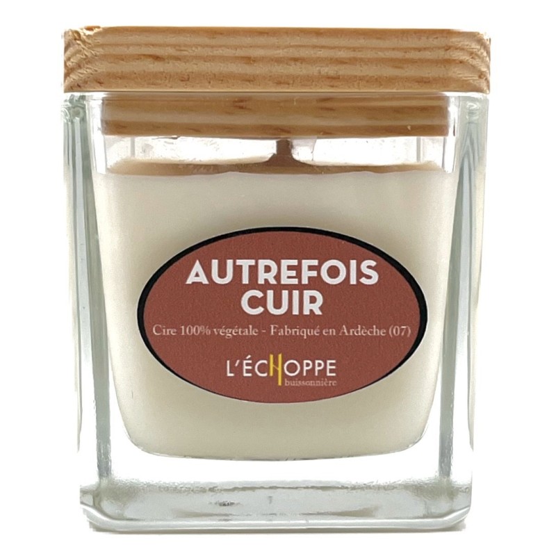 Bougie Végétale Autrefois Cuir