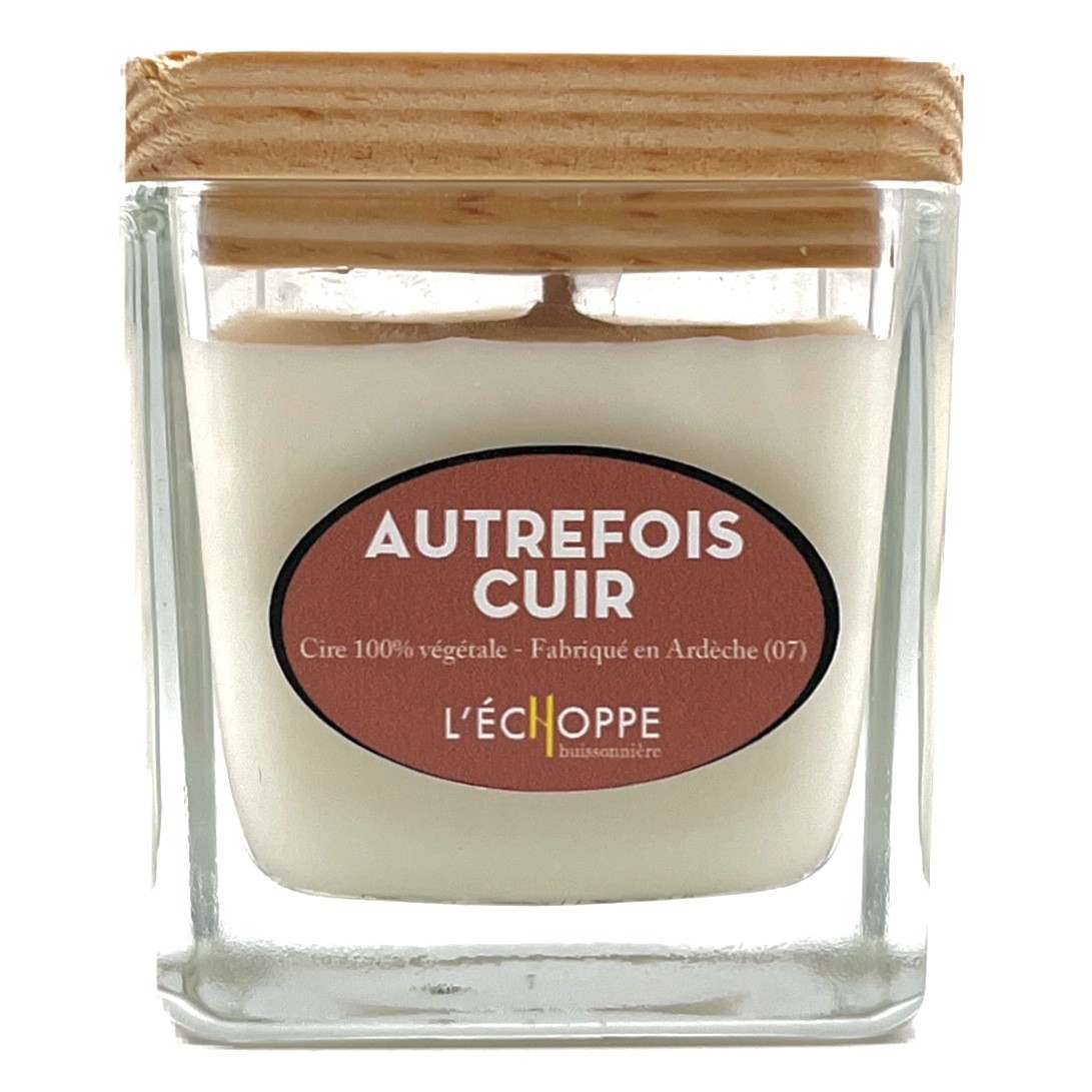 Bougie Végétale Autrefois Cuir