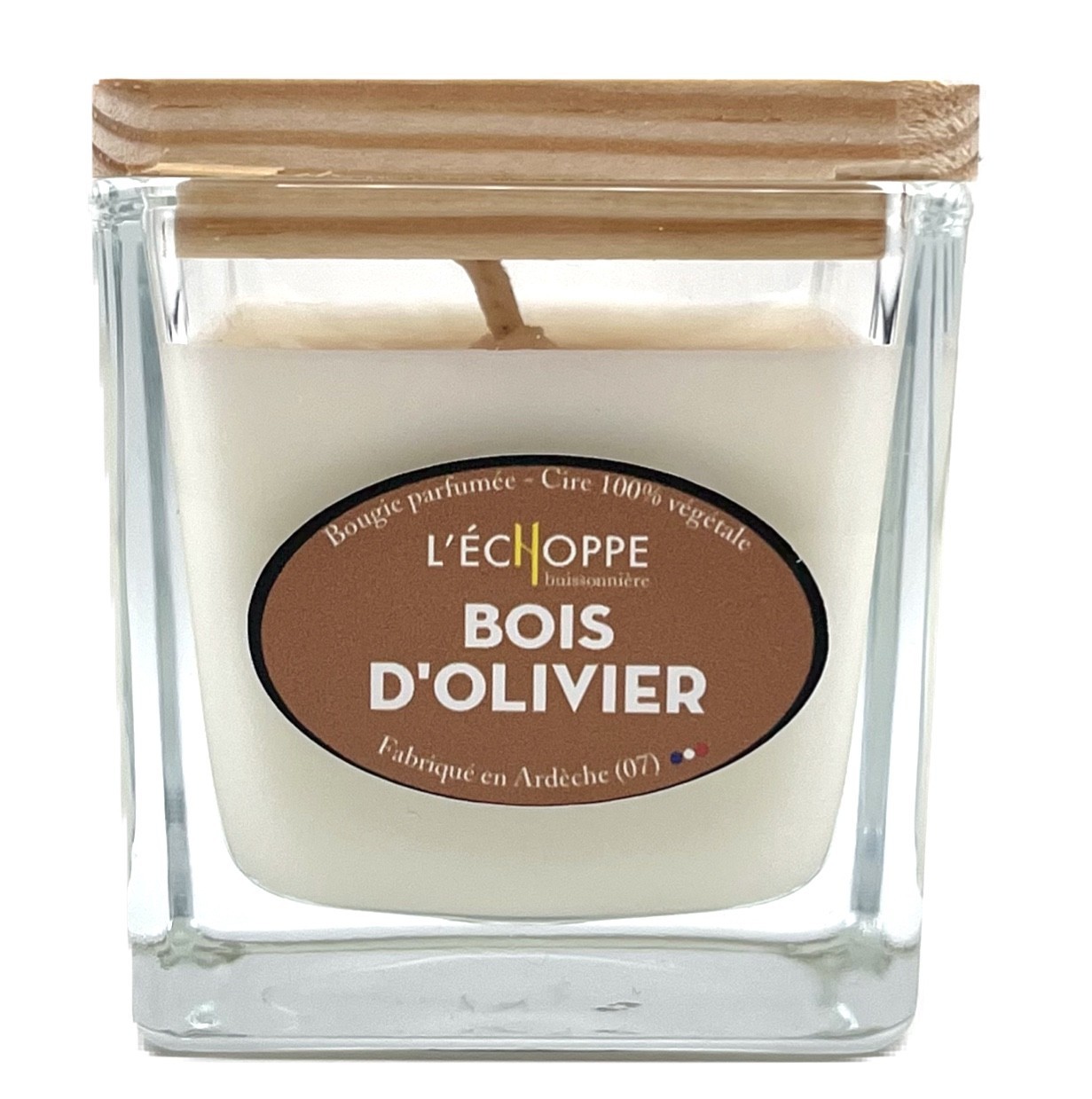 Bougie Végétale Bois D’olivier