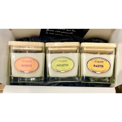 Bougies Mojito-Pastis-Spritz