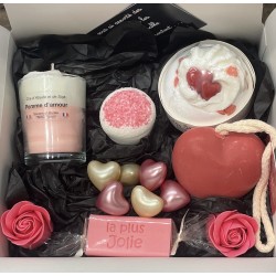 Coffret douche et bain bougie