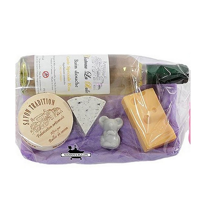 Coffret Fromages et Vin Blanc