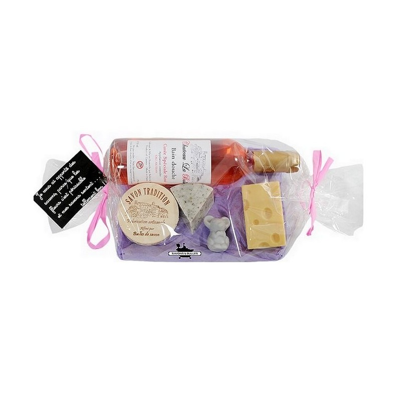Coffret Fromages et Vin Rosé